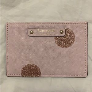 ♠️ Kate Spade Pink Glitter Card Holder ♠️